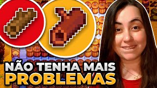 TENHA SEMPRE MADEIRA FÁCIL E LOCAL CORRETO PARA FARM NO STARDEW VALLEY [upl. by Noiroc265]