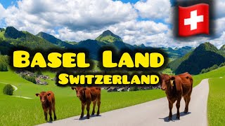 Driving in Switzerland 🇨🇭 Canton BaselLandschaft [upl. by Ahsirpac]