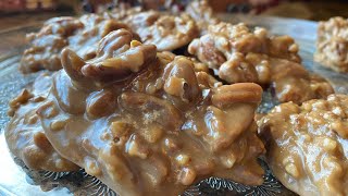 PRALINES easy candy recipe with pecans in every bite ❤️😋 [upl. by Lizned519]