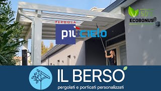 Pergola PiùCielo  una pergola Bioclimatica per tutte le soluzioni [upl. by Llered]