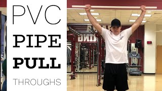 PVC Pipe Pass Through Stretch Shoulder Mobility Exercise [upl. by Arevle455]