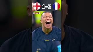 ENGLAND vs FRANCE  WORLD CUP 2022  Mbappe Reaction shorts [upl. by Artenahs472]