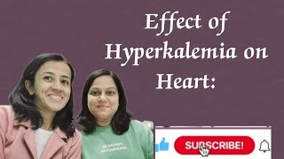 Hyperkalemia  Effects on the Heart Pathophysiology Animation [upl. by Adnovoj968]