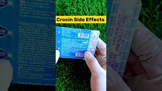 Crocin Tablet Side Effects crocin paracetamol shorts ytshorts [upl. by Stuart]