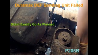 2011 Duramax LML P205B Reductant Tank Temp Sensor  Heater Replacement [upl. by Anaeed777]