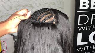 How to sew in bundles  Frontal sew in  ERICKA J [upl. by Inneg758]