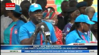 Ekiti APC Mega Rally Fayemis Last Reelection Campaign Pt17 [upl. by Netsuj]