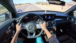 2023 MercedesBenz GLC 300 4MATIC Coupe  POV Test Drive [upl. by Kimmie383]