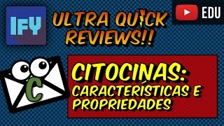 Aula de CITOCINAS Características gerais e propriedades  UQR Imuno [upl. by Zela794]