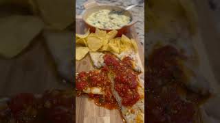 Cod with tomato amp basil sauce Plus smoked spinach artichoke dip dinner seafood cooking [upl. by Nileuqcaj]