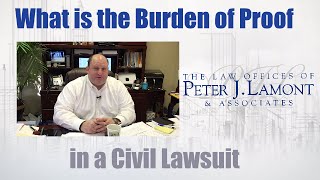 Burden of Proof in a Civil Case [upl. by Nilok116]