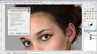 Haare freistellen  GIMP 28 für digitale Fotografie [upl. by Okihcas]