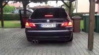 BMW 750i Exhaust Brutaler Sound [upl. by Nauqet]