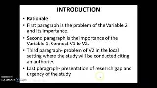 Background of the Study  Rationale  IMRAD  Quantitative Research [upl. by Nawuj]