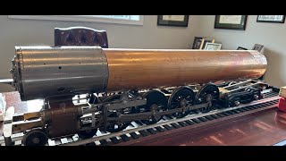 Northern 484 Live Steam Locomotive Air Test Video [upl. by Artie]