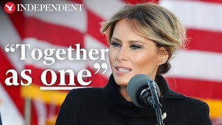 Melania Trump breaks silence over Donald’s assassination attempt [upl. by Elleb644]