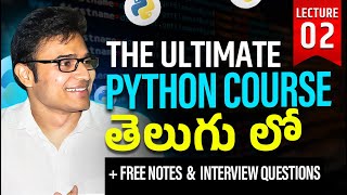 The Ultimate Python Course  L2  Running your first Python Program  Ravindrababu Ravula [upl. by Sivad484]