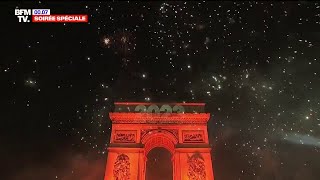 Nouvel An 2023 les images du feu d’artifice des ChampsÉlysées [upl. by Web306]