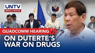 PART 1 House QuadComm hearing on Duterte drug war EJKs and other issues  November 13 2024 [upl. by Xed]