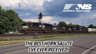 The Best Horn Salute Ive Ever Received  Leetsdale PA [upl. by Yate]