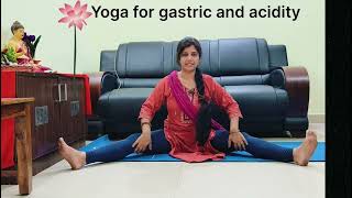 Yoga for Acidity yoga fitness weightloss [upl. by Nico]