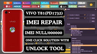 Vivo Y81 PD1732F IMEI Repair with Unlock Tool 2024 [upl. by Aikemehs]