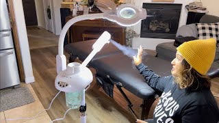 TASALON Professional Facial Steamer Amazon Review [upl. by Hallvard]