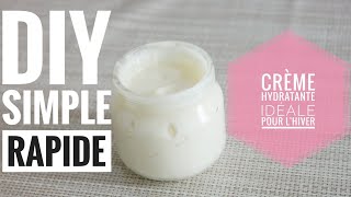 Recette NaturelleFacile Rapide Crème Capillaire Hydratante faite maison cheveux crépussécs [upl. by Lyndsey]