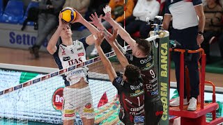 💥🏐 HIGHLIGHTS  Cucine Lube CivitanovaItas Trentino 03 8° turno di SuperLega [upl. by Repsag]