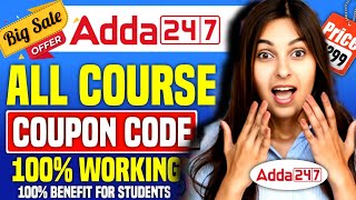 Adda247 Discount Coupon Code  Adda247 Course Discount Coupon Code  Adda247 Mahapack Coupon Code [upl. by Henrieta]