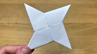 How To Make a Paper Ninja Star Shuriken  Origami [upl. by Cindra366]