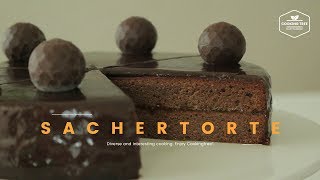 오스트리아 전통 케이크🇦🇹 자허토르테 만들기  Austrian chocolate cake SacherTorte Recipe  Cooking tree 쿠킹트리 [upl. by Panaggio911]