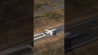 Dangerous Landing Lufthansa Air Boeing 777 at Montijo Airport shorts [upl. by Eyssej]