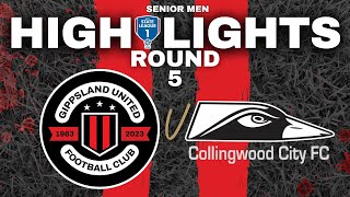 2024 State League 1  Rd 1 Gippsland United 22 Collingwood City [upl. by Hammad]