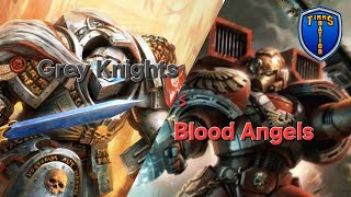 Warhammer Wednesday Grey Knights Vs Blood Angels [upl. by Enomaj]