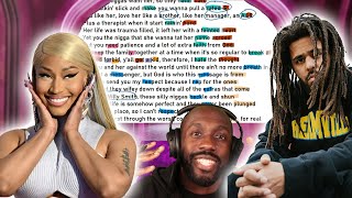 EMINEM FAN REACTS to Nicki Minaj x J Cole  Let Me Calm Down [upl. by Girand]