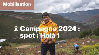 Campagne 2024  spot Holà [upl. by Ailssa]