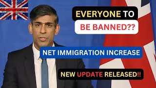 UK Bans Everyone New UK Immigration Update UKs Potential Strategies to Control Net Migration [upl. by Talley]