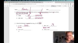 Eureka Math Grade 5 Module 1 Lesson 3 Exit Ticket [upl. by Hardie]