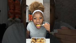 Vickey cathey tries the viral Tiktok Dumplings 😱 shorts [upl. by Adnertal]