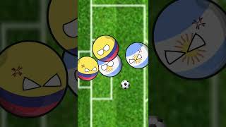 COPA AMÉRICA 2024ARGENTINA VS COLOMBIAFINALPARTE1COUNTRYBALLSARGALE [upl. by Arimas]