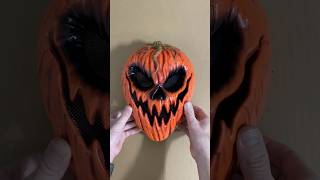 I transformed a Pumpkin Mask into VENOM diy art mask cosplay venom3 marvel halloween [upl. by Clevey]