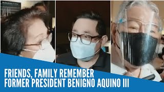 Friends family remember former president Benigno Aquino III [upl. by Allene]