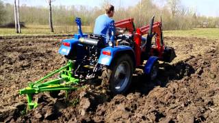 Foton ft254 first time ploughing [upl. by Ecyrb]