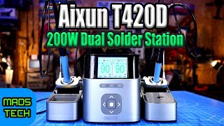 Aixun T420D Dual Solder Station Review [upl. by Rozalin534]