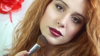 Make up tutorial per PELLE CHIARA con labbra borgogna con IDUN minerals  Erikioba [upl. by Aznecniv]