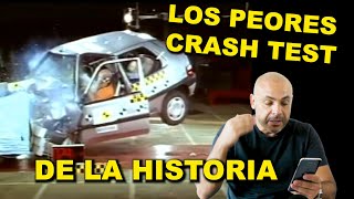 REACCIONANDO a LOS PEORES CRASH TEST DE LA HISTORIA [upl. by Ettenil]