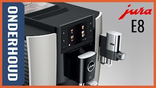 Melkreiniging Jura E8 EC  Schoonmaak Cappuccinatore [upl. by Wymore]