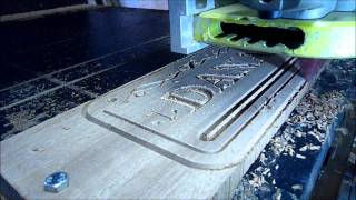 CNC routing a decorative ships sign HD [upl. by Rima]