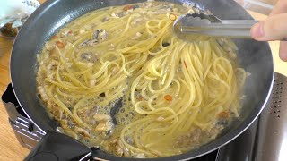 【サバ缶パスタ】プロが教える、絶品パスタ料理【フライパン１つで簡単】 [upl. by Tamiko963]